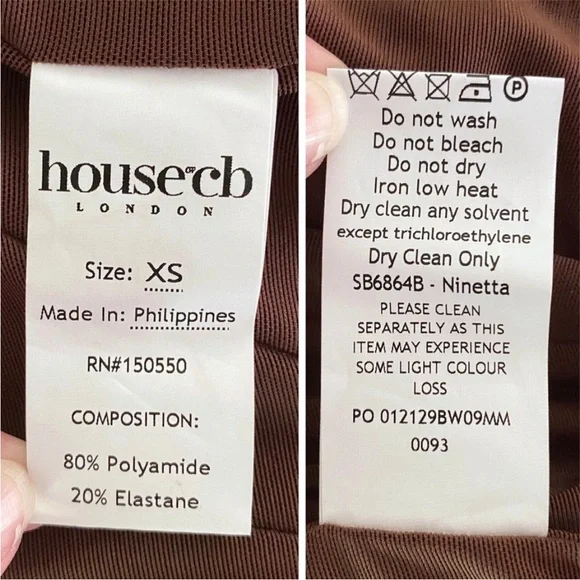 NEW House of CB Ninetta Top Chocolate Brown XS - Picture 17 of 17